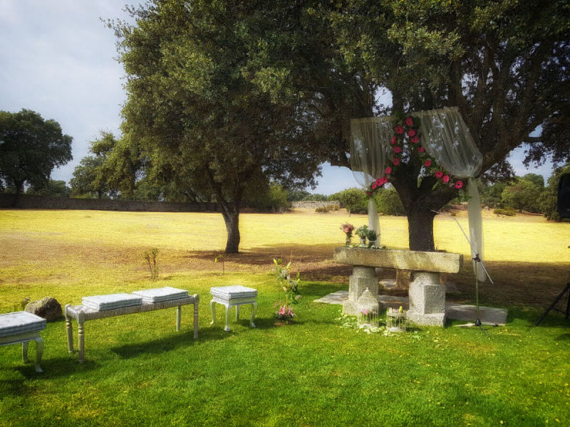 ceremonias rusticas para bodas en Madrid en Jardin de la Vereda 2